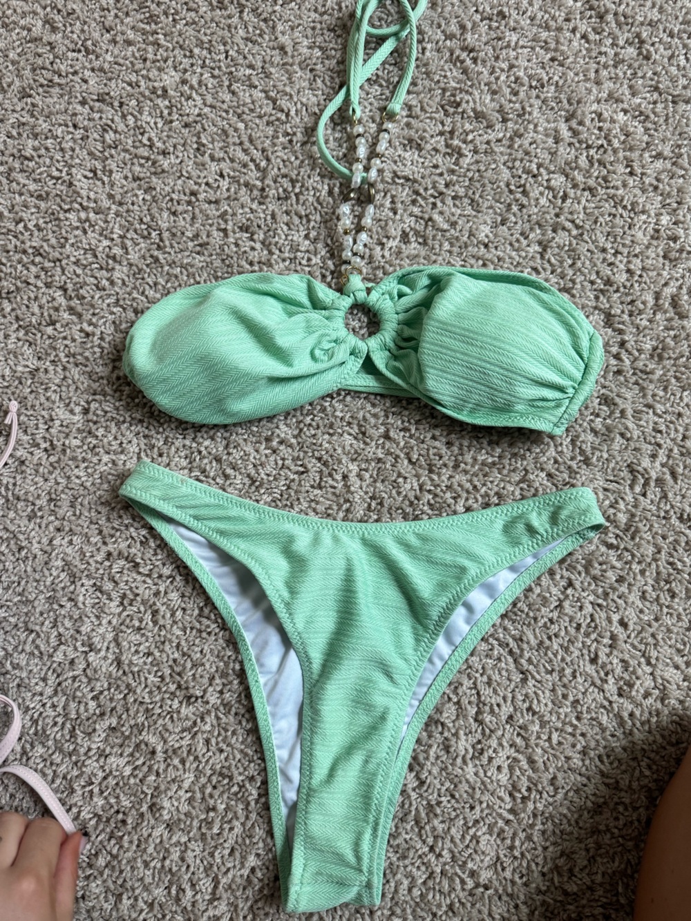 Mint Green Woman’s Bikini - Bandeau Style